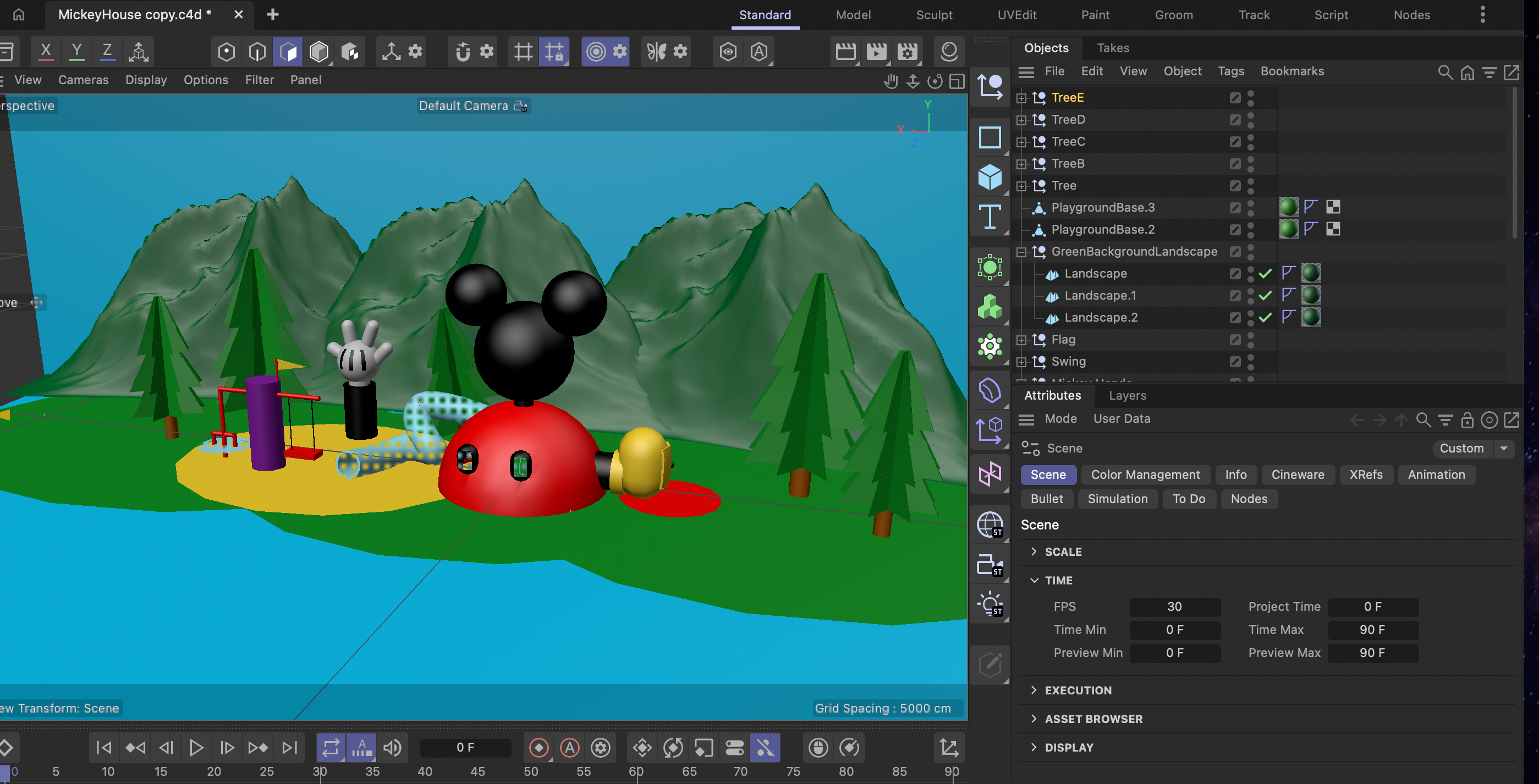 Mickey Mouse House Outside